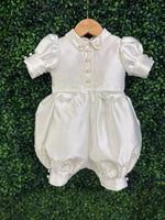 Piccolo Bacio Boys' Regal Lace Massimo Romper