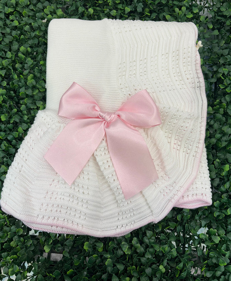 Dolce Goccia Girls’ Pink Knit Cotton 4 pc Set