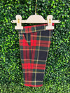 Bimbalo' Boys’ Tartan Plaid Boys Pant Set With Hat