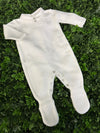 Martin Aranda Boys’ Off White Christening Changing Footie 10241
