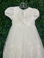 Princess Daliana Embroidered and Pearl Christening Gown Y2051U