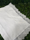 Martin Aranda Knit Embroidered Lace Border Blanket - 10271