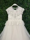 Teter Warm Cascading Petals Peplum Gown GS50