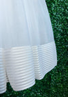 Made In Italy!  Michelina Bimbi Communion Dress with Ribbon Detail