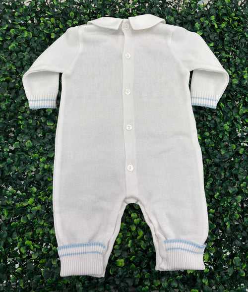 Sara’s Favorite! Made in Italy!  Bimbalo Boys' White / Blue 4pc Set