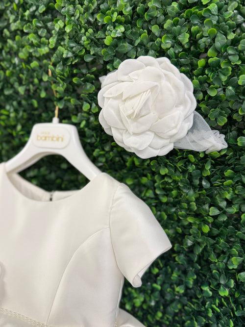 Dolce Bambini Cabbage Rose Mikado Dress
