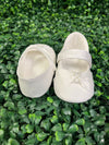 Michelina Bimbi Made in Italy Girls’ Satin Shoes with Pearl Bow