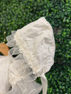Piccolo Bacio Girls' Silk Embroidered Baptism Dress Virginia