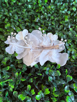 Best Seller! Organza Pearl and Rhinestone Floral Clip