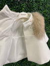 Bimbalò Girls’ Fur Trim Peacoat