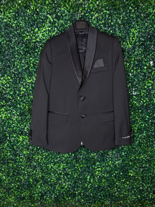 Leo & Zachary Boys' Black Tuxedo