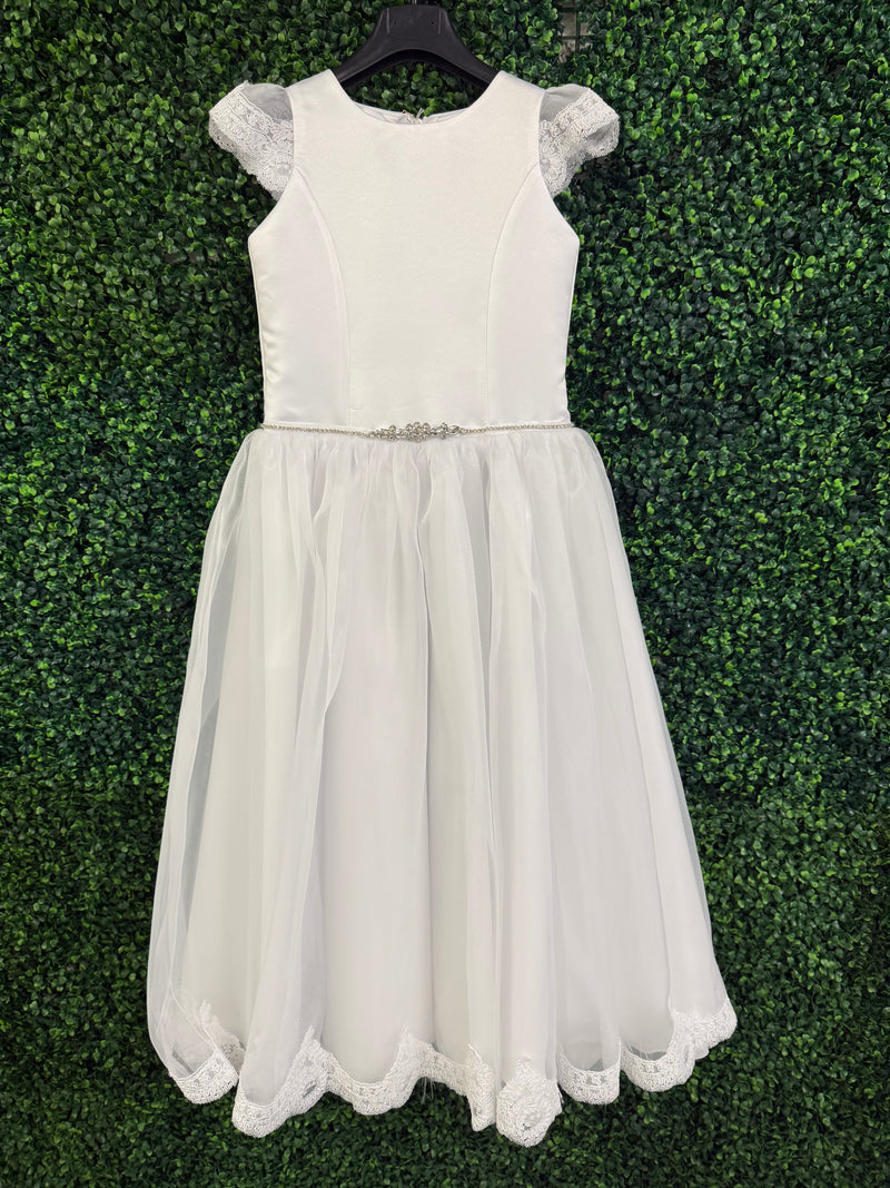 Nan & Jan Communion Gown Crystal - Sample Sale