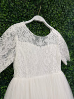 Teter Warm Elbow Sleeve Lace Gown SK25