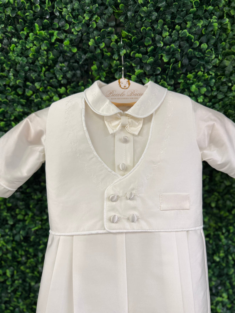 Piccolo Bacio Boys’ Baptism Outfit Willie