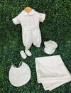 Piccolo Bacio Boys' Bris Little Prince Knickers Outfit Bundle