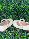 Girls MaryJane with Rhinstone Flower Strap S125
