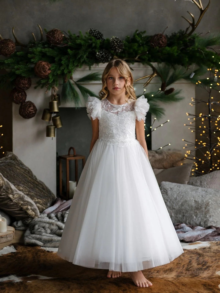 wedding dress above knee length A Line Sparkly Beach Wedding Dress Knee Length  TANYA BRIDAL