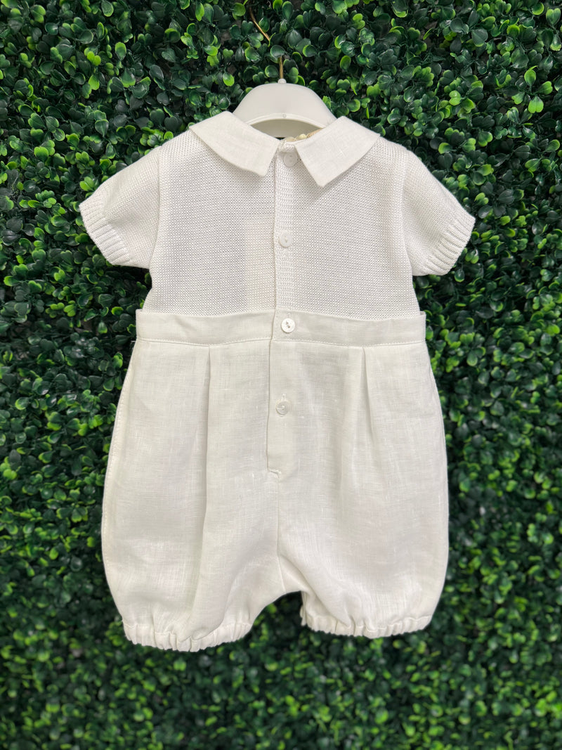 Bimbalo Boys' Linen and Knit Bris Outfit 5573