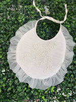 Piccolo Bacio Girls' Raw Silk and Lace Baptism Gown Katrina