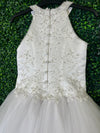 Christie Helen Girls’ Halter Beaded Tulle Gown- Sample Sale