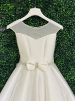 Michelina Bimbi Mikado Shimmer Communion Gown J4203