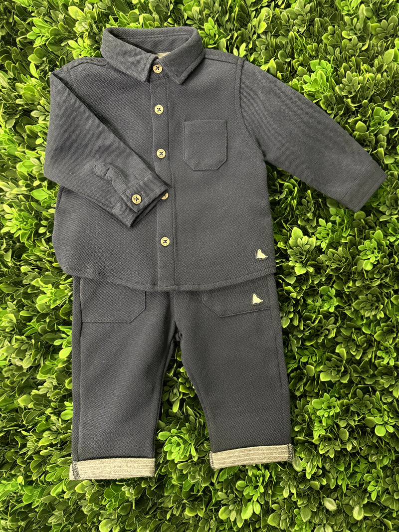 Mayoral Boys’ Navy Polo and Jogger Set 2106