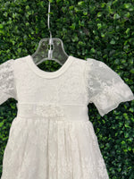 Macis Design Girls’ Cotton and Lace Dedication Gown 381