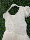 Teter Warm Lace Cap Flutter Sleeve Gown SK15