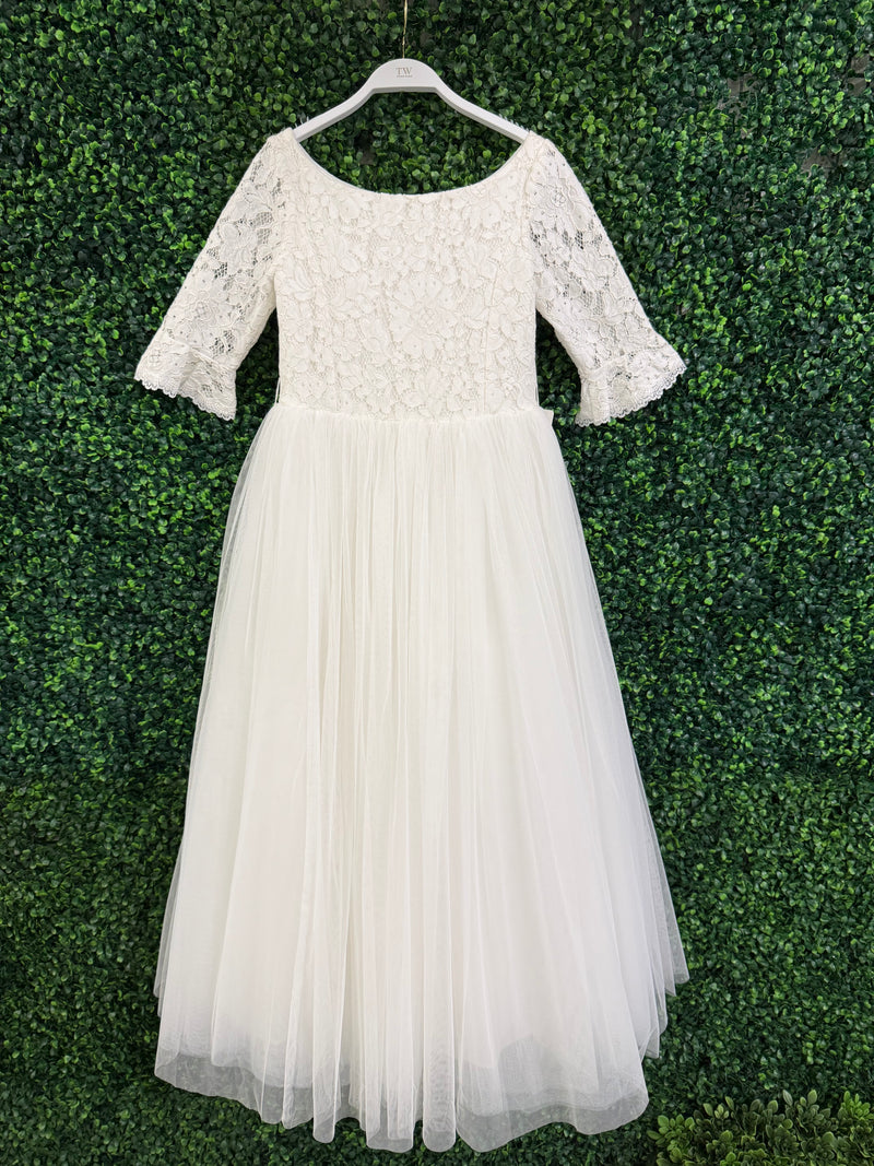 Teter Warm 3/4 Sleeve Lace Gown GS06