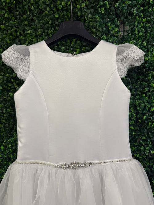 Nan & Jan Communion Gown Crystal - Sample Sale