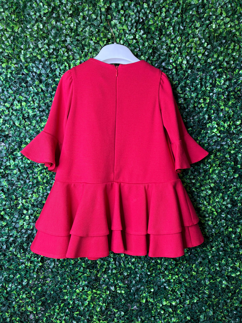 Bimbalo' Made In Italy Girls’ Ruffle Rosette Dress