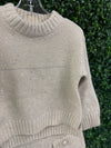 Abel & Lula Girls’ Glitter Mock Neck Two Piece Sweater Set 5543