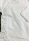Sippy Baby Pima Cotton Off White Lace Trim Set
