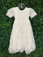 Macis Design Girls’ Cotton and Lace Dedication Gown 381