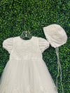 Princess Daliana Embroidered and Pearl Christening Gown Y2051U