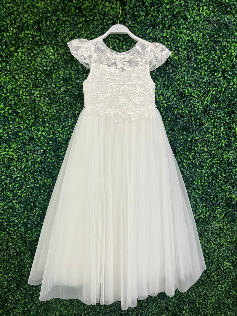 Teter Warm Floral Lace Bodie Gown MK02