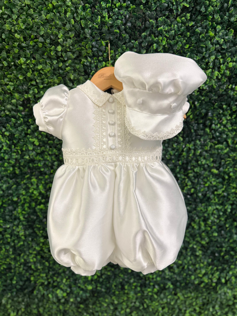 Piccolo Bacio Boys' Regal Johnnie Romper