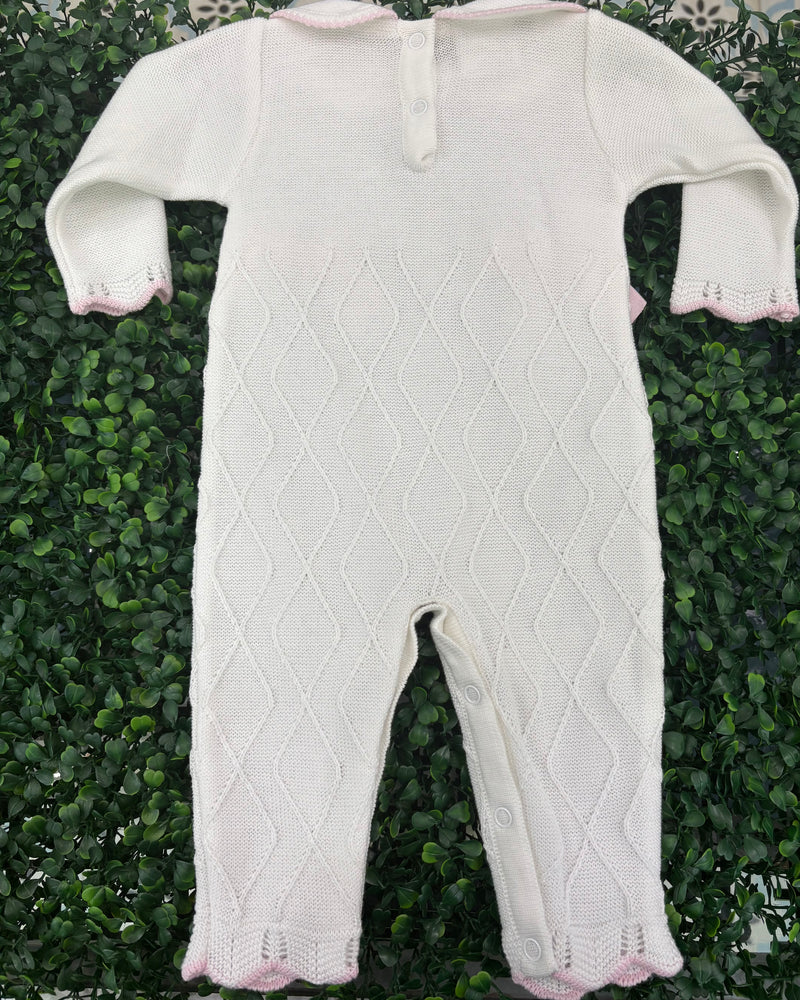 Dolce Goccia Girls’ Pink Knit Cotton 4 pc Set