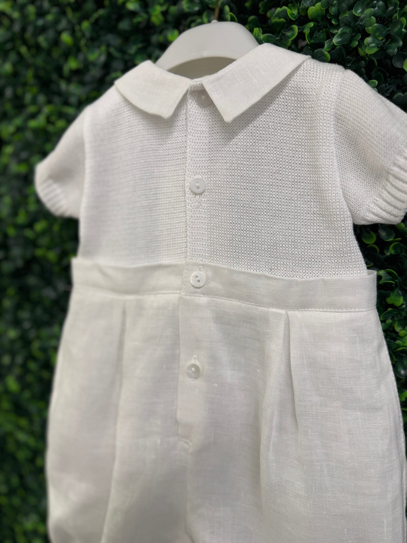 Bimbalo Boys' Linen and Knit Bris Outfit 5573