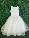 Christie Helen Girls’ Halter Beaded Tulle Gown- Sample Sale