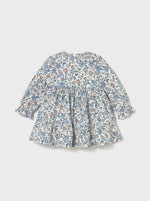 Mayoral Girls’ Floral Velvet Dress - 2909