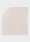 Mayoral Girls' Ecru Cotton Baby Blanket