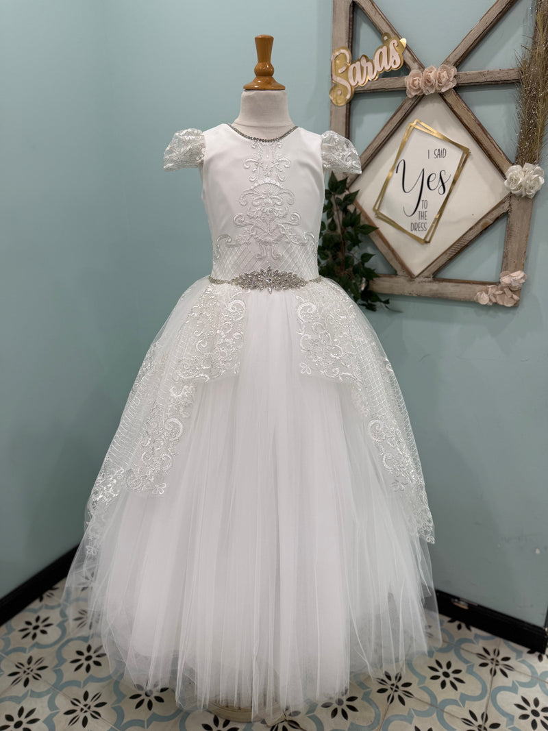 Piccolo Bacio Exclusive Lace and Silk Couture Gown Victoria