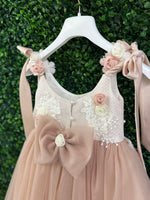 Dolce Bambini Dusty Rose Lace Dress