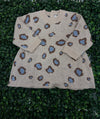 Mayoral Girl’s Blue and Taupe Cheetah Two Piece Set 2732