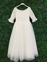 Teter Warm 3/4 Sleeve Lace Gown GS06