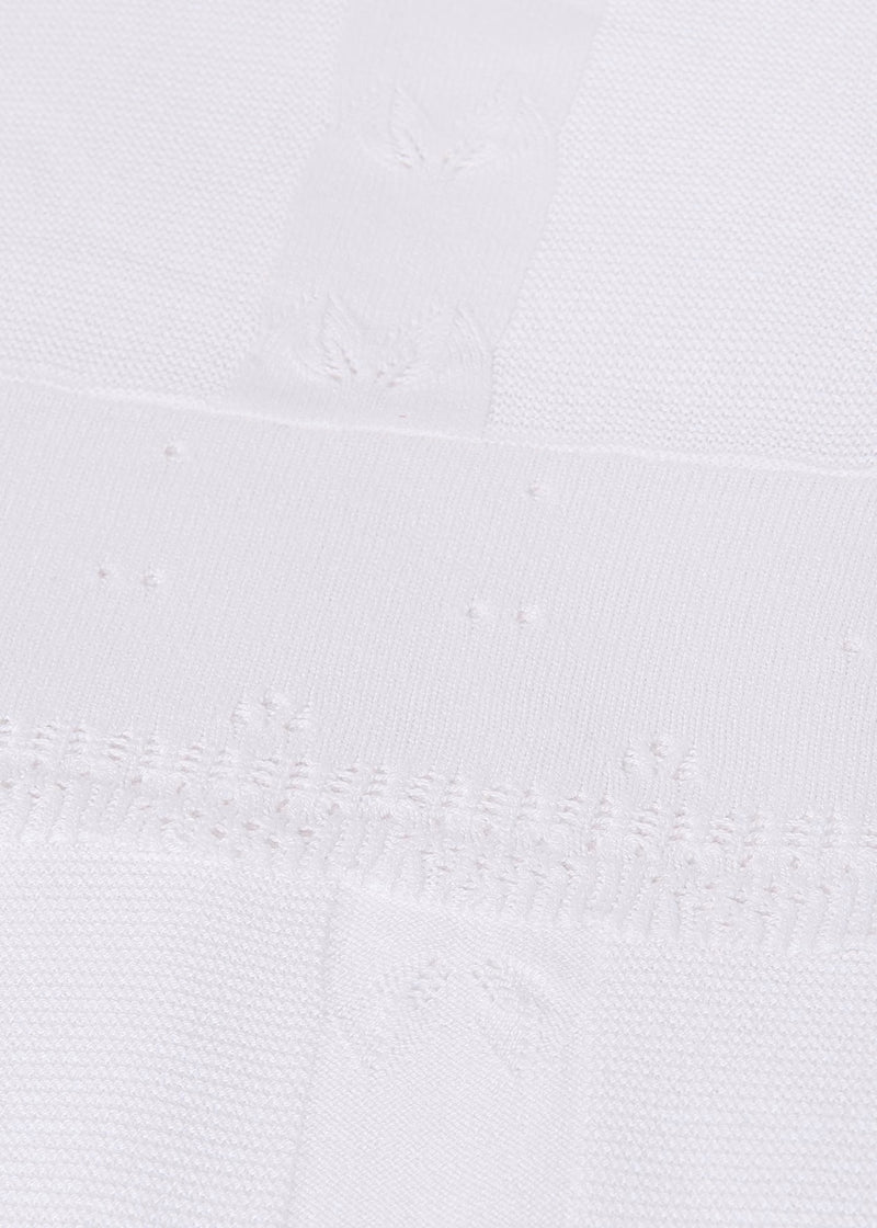 Mayoral Girls' White Cotton Baby Blanket