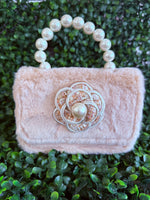 Girls’ Faux Fur Crossbody Bag