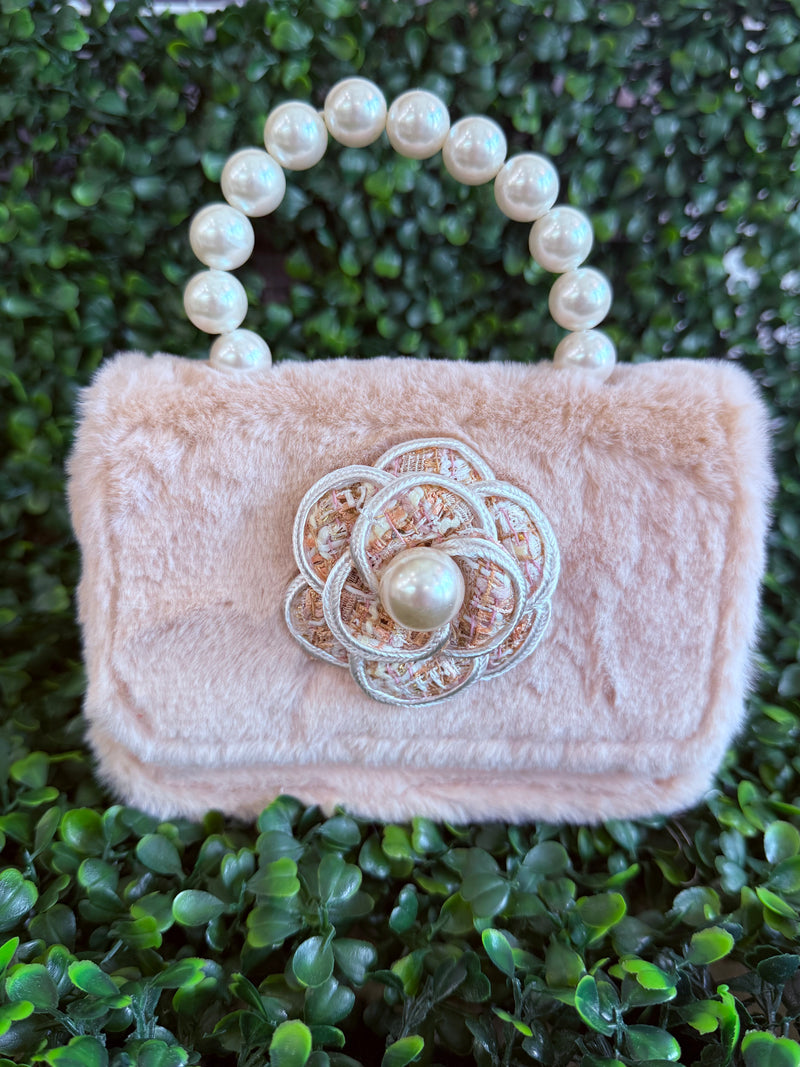 Girls’ Faux Fur Crossbody Bag
