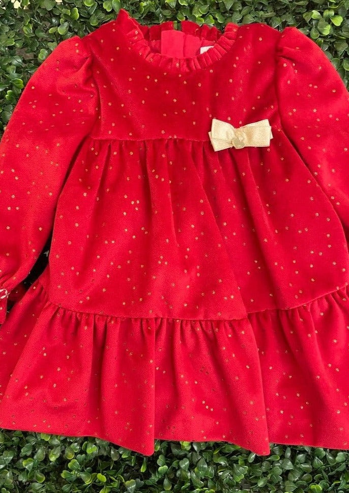 rare editions red velvet dress Velvet Dress 16.5 yr